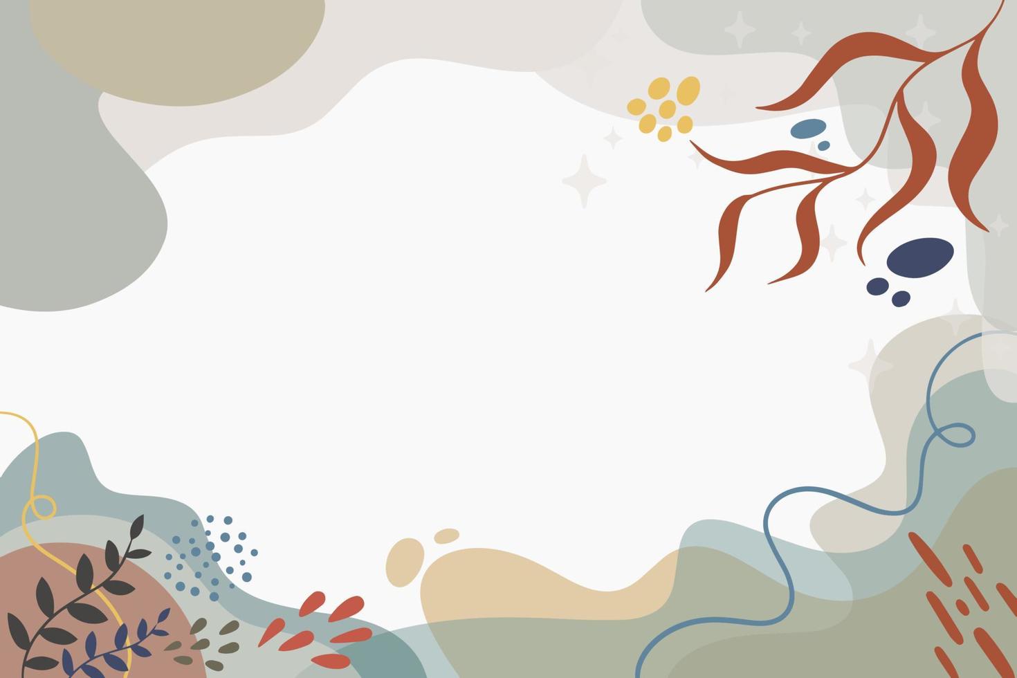 flat background with scandinavian color vector