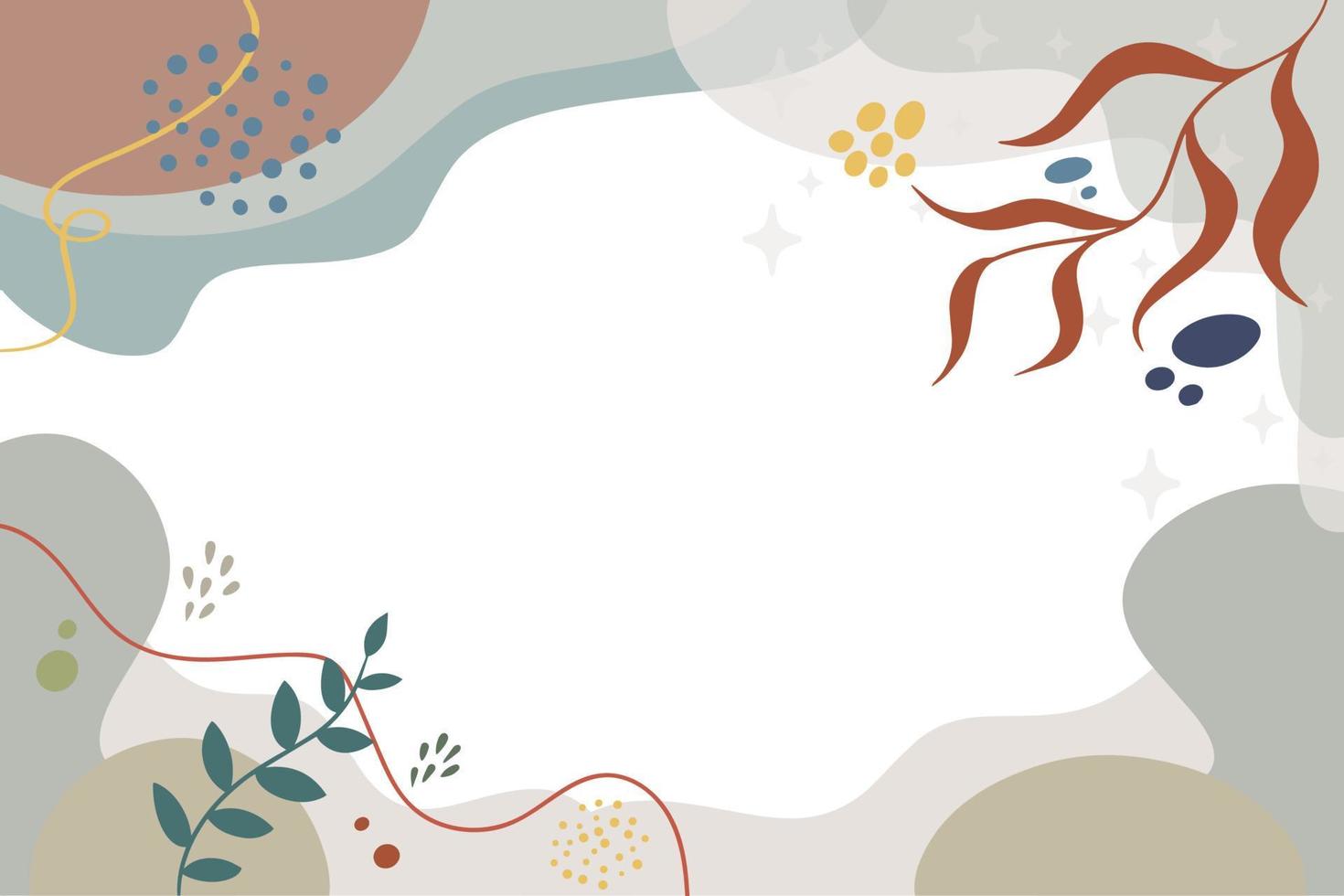 flat background with scandinavian color vector