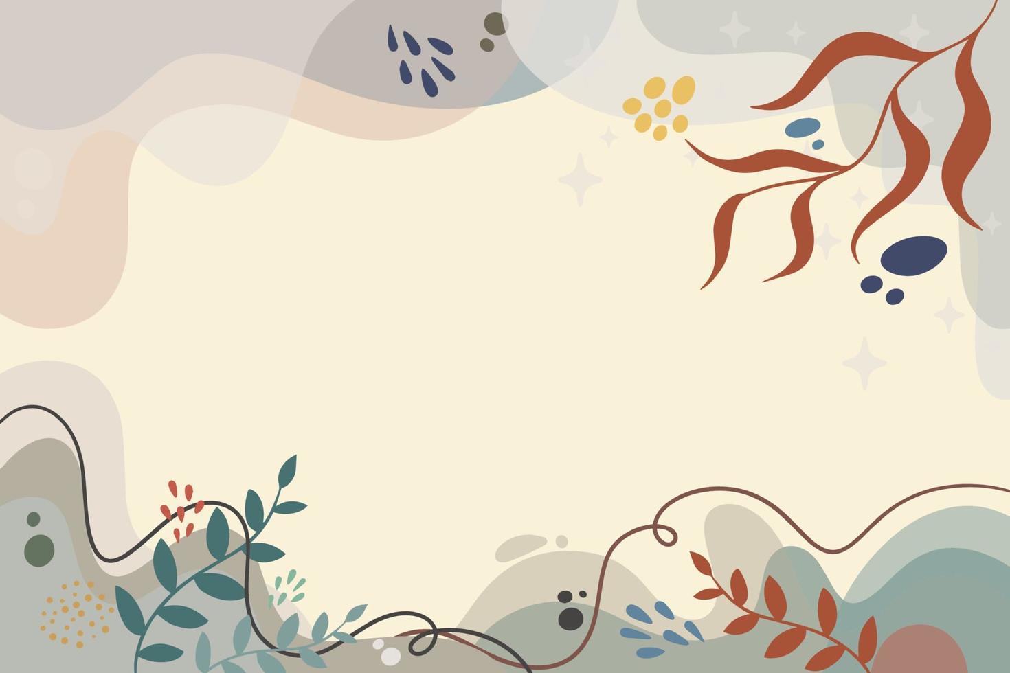 flat background with scandinavian color vector