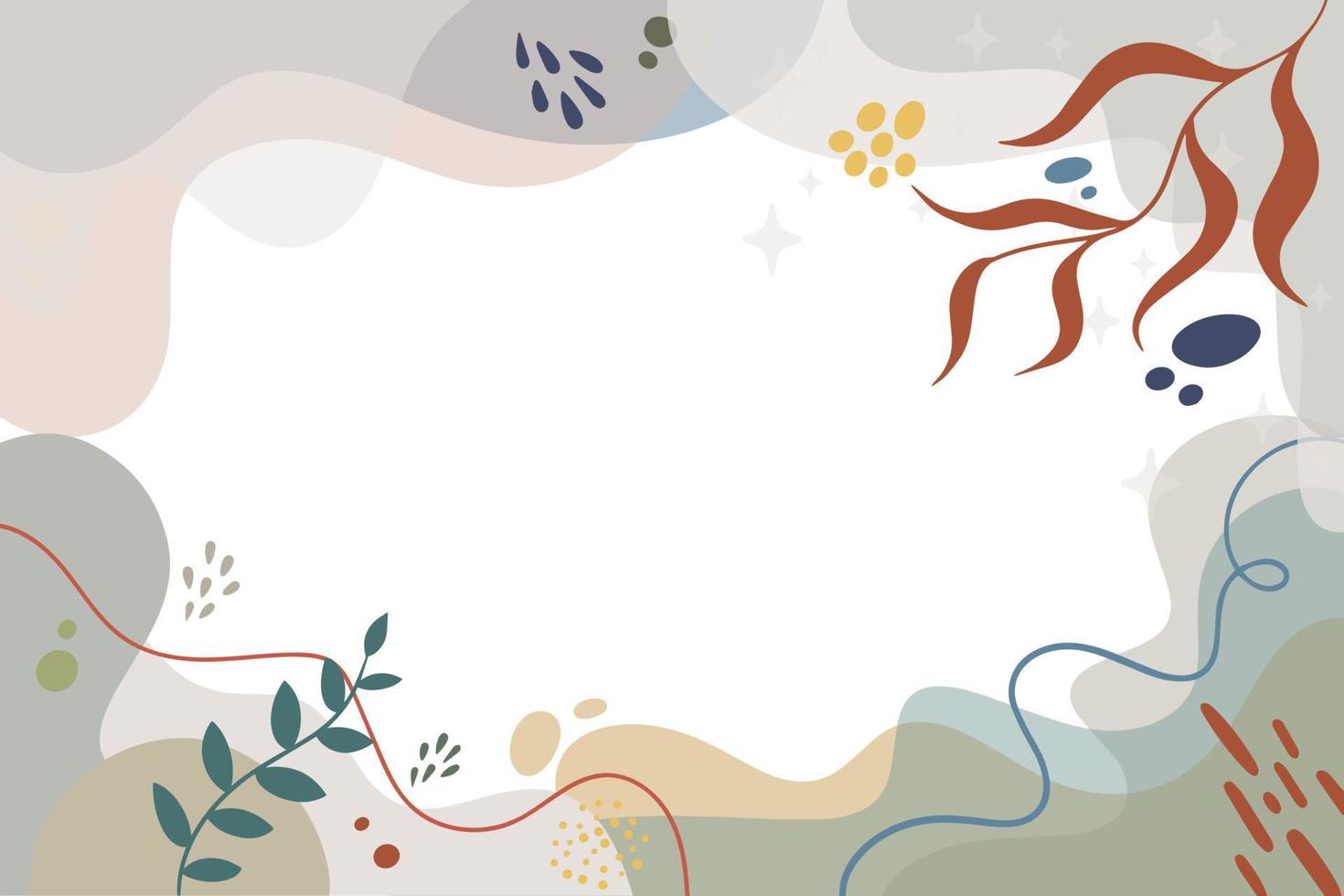flat background with scandinavian color vector