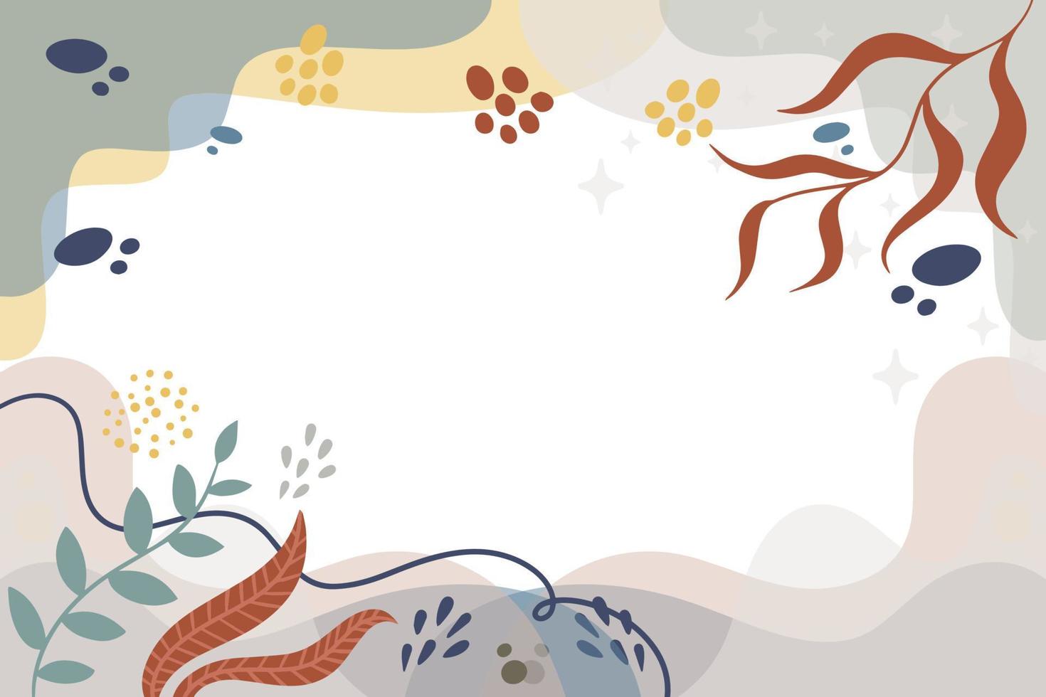 flat background with scandinavian color vector