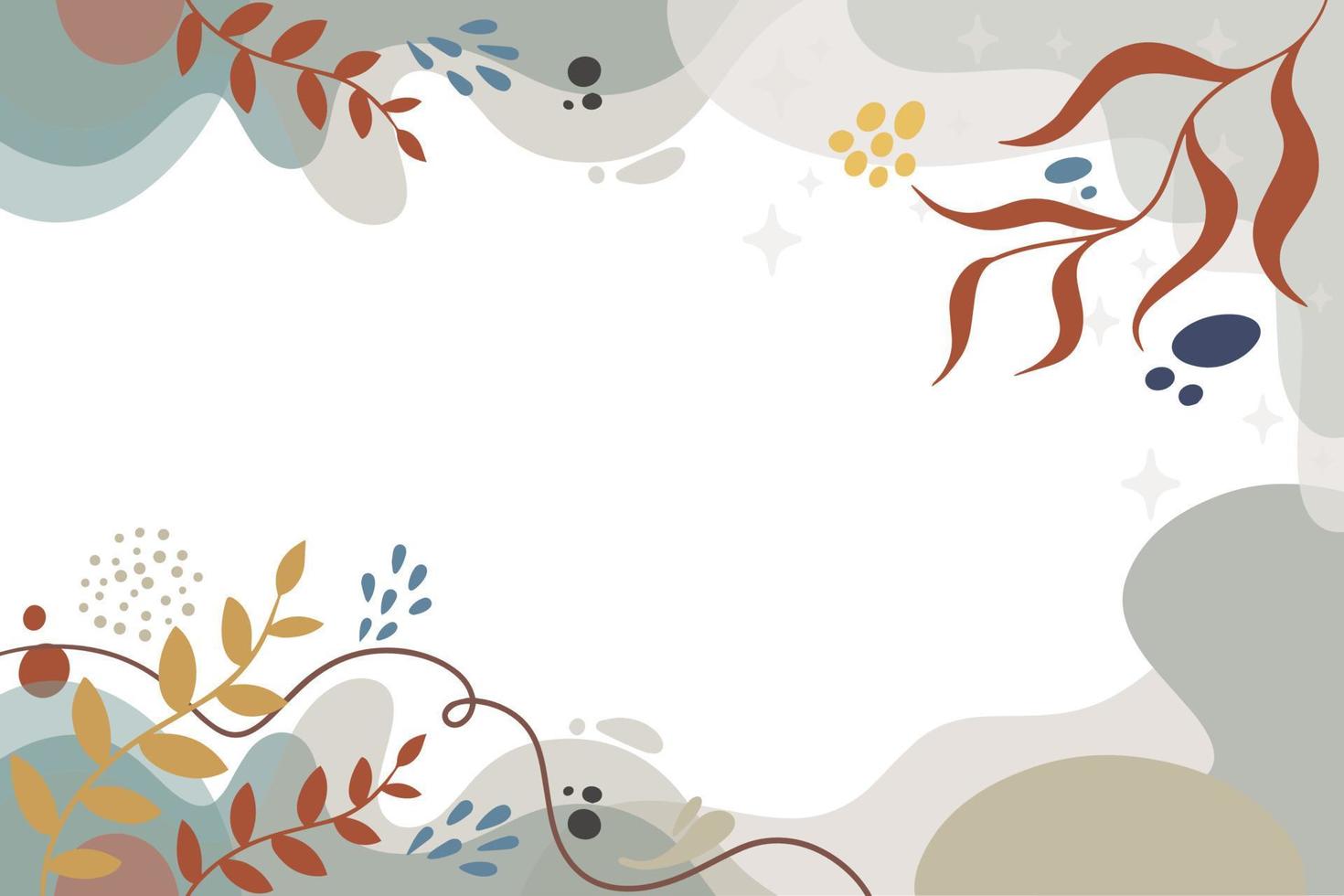 flat background with scandinavian color vector