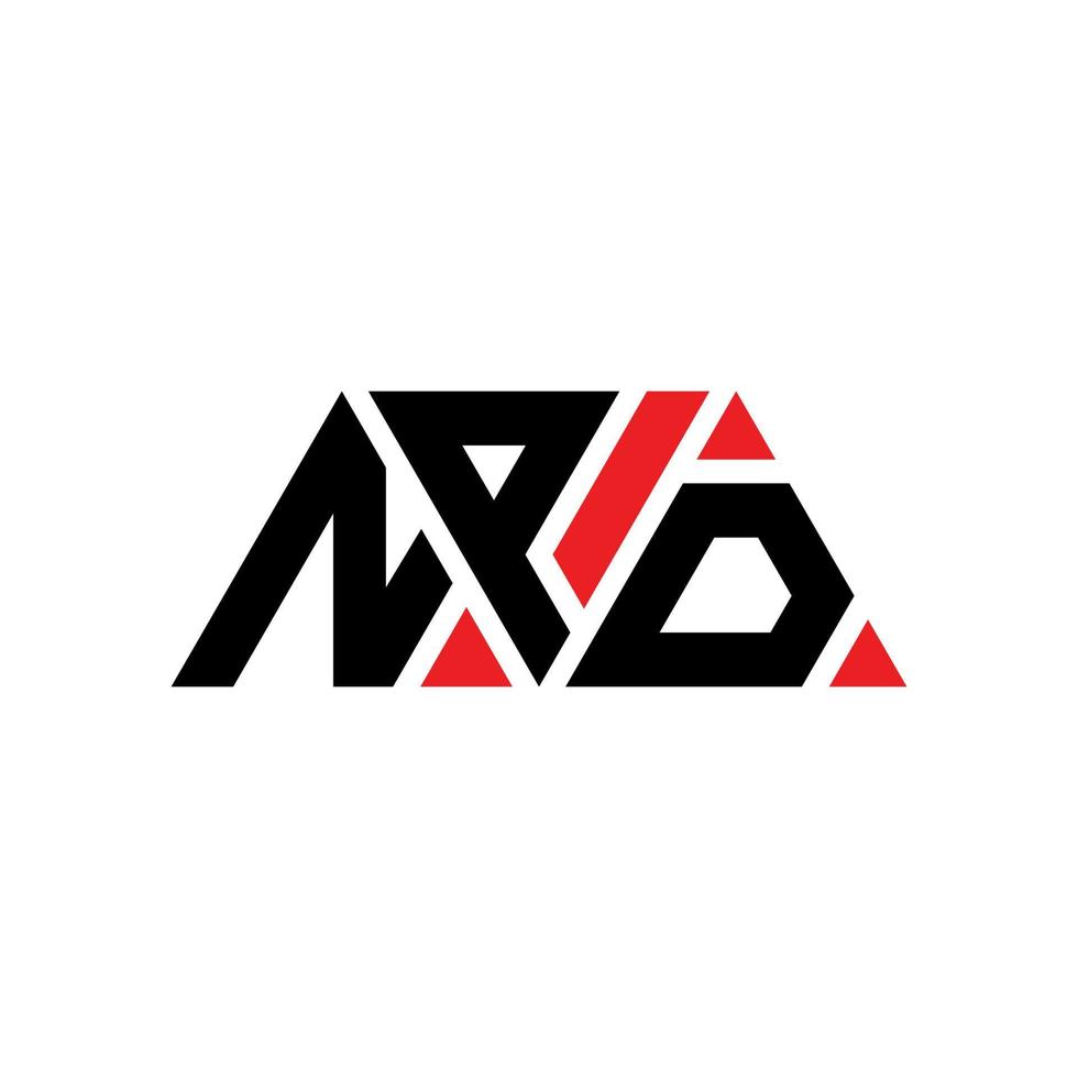 NPD triangle letter logo design with triangle shape. NPD triangle logo design monogram. NPD triangle vector logo template with red color. NPD triangular logo Simple, Elegant, and Luxurious Logo. NPD