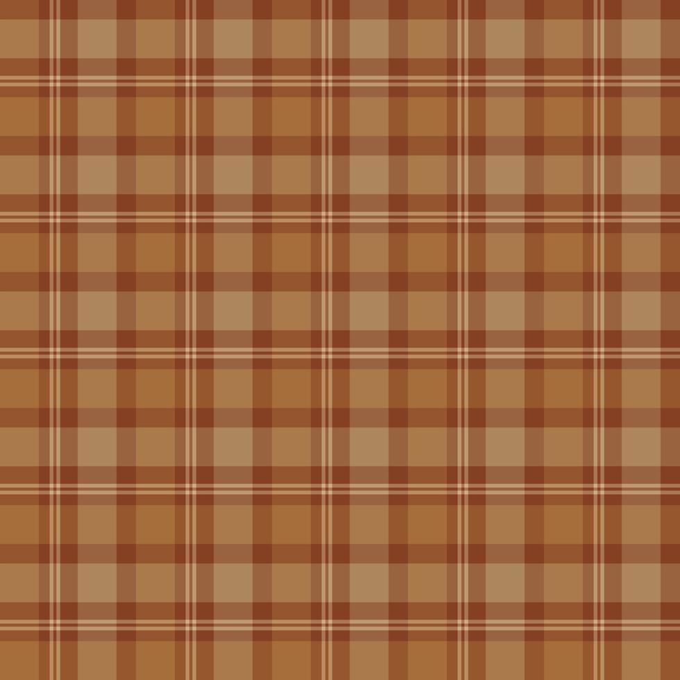 patrón impecable en finos colores marrones otoñales para tela escocesa, tela, textil, ropa, mantel y otras cosas. imagen vectorial vector