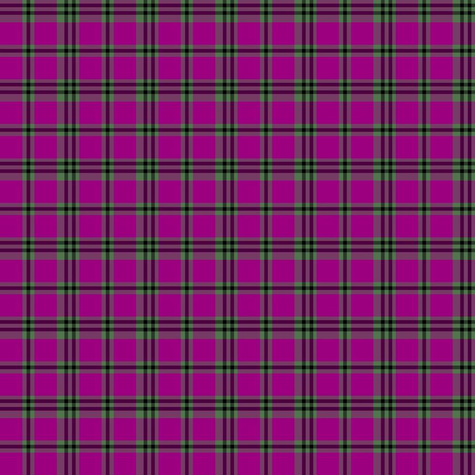 patrón impecable en finos colores rosa brillante, verde y negro para tela escocesa, tela, textil, ropa, mantel y otras cosas. imagen vectorial vector