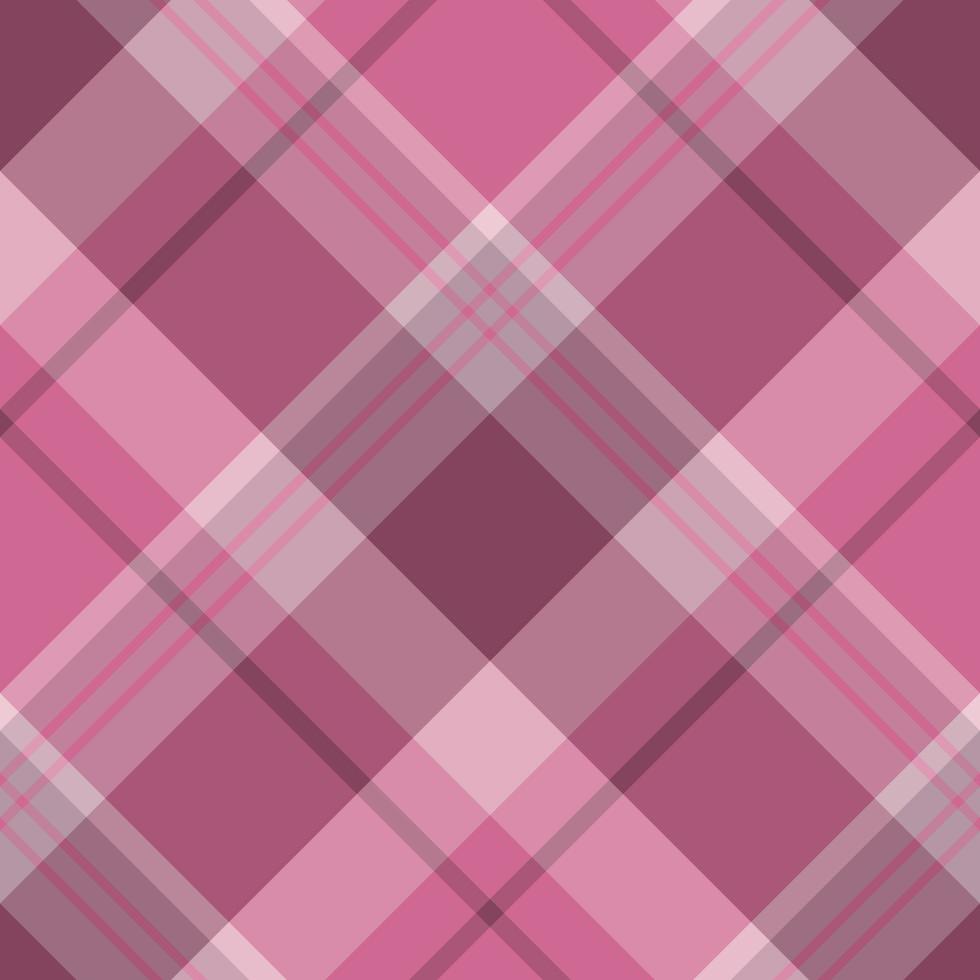 Seamless pattern in fascinating creative light and dark pink colors for plaid, fabric, textile, clothes, tablecloth and other things. Vector image. 2