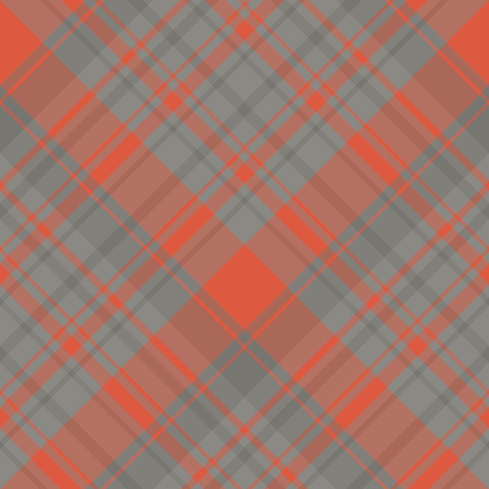 patrón impecable en exquisitos colores rojo y gris oscuro para tela escocesa, tela, textil, ropa, mantel y otras cosas. imagen vectorial 2 vector