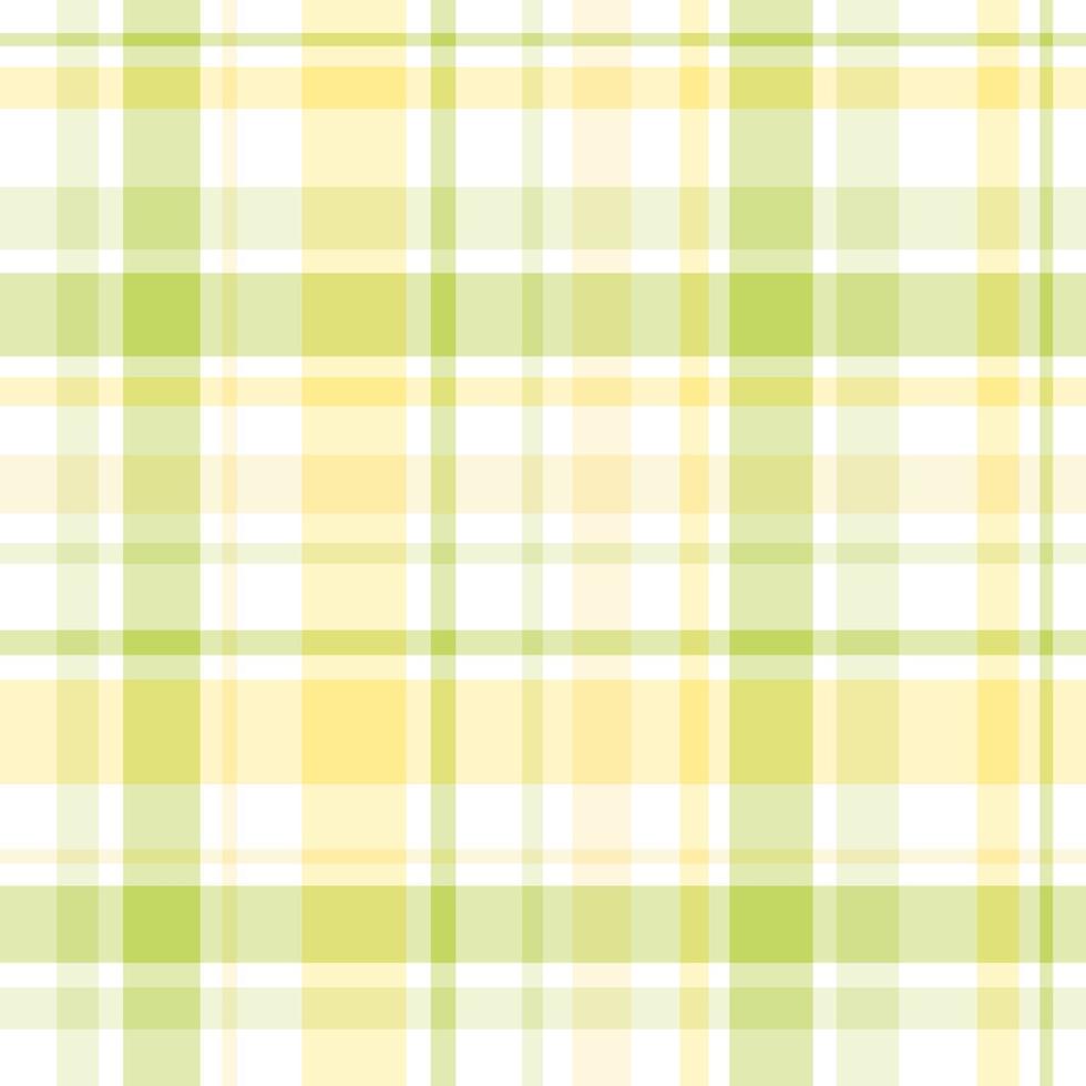 Seamless pattern in fantasy light yellow and bright green colors for plaid, fabric, textile, clothes, tablecloth and other things. Vector image.