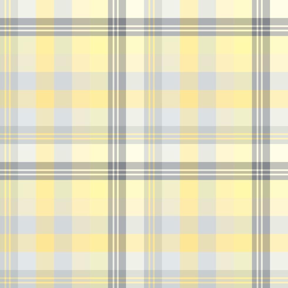 Seamless pattern in fine cozy yellow and grey colors for plaid, fabric, textile, clothes, tablecloth and other things. Vector image.