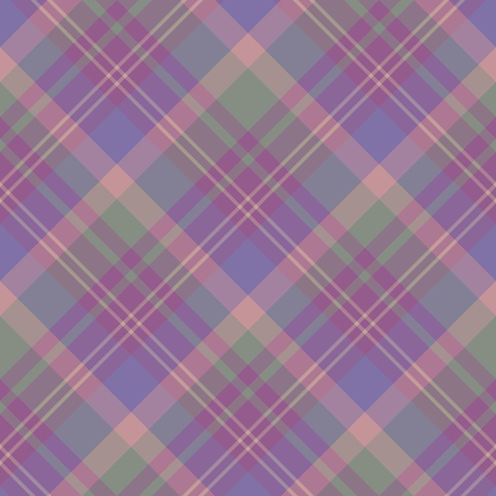 Seamless pattern in exquisite discreet gray, pink, violet and purple colors for plaid, fabric, textile, clothes, tablecloth and other things. Vector image. 2