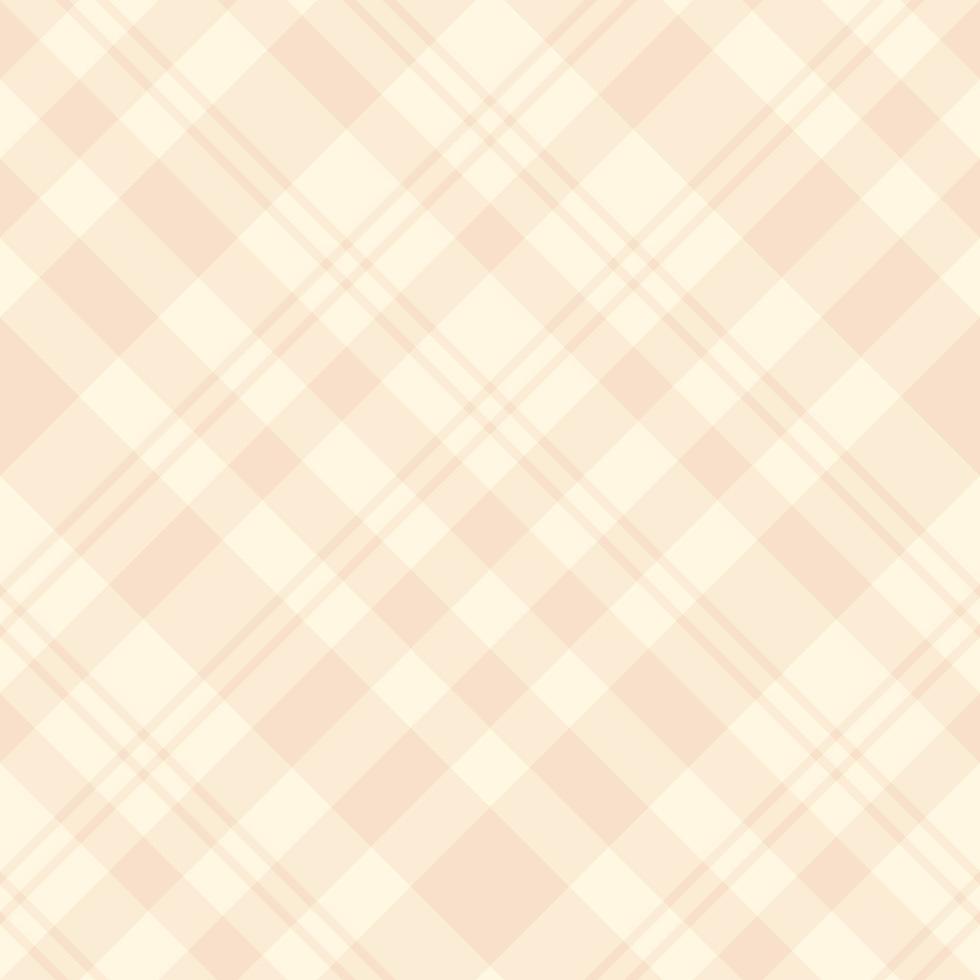 Seamless pattern in fascinating pastel light beige colors for plaid, fabric, textile, clothes, tablecloth and other things. Vector image. 2