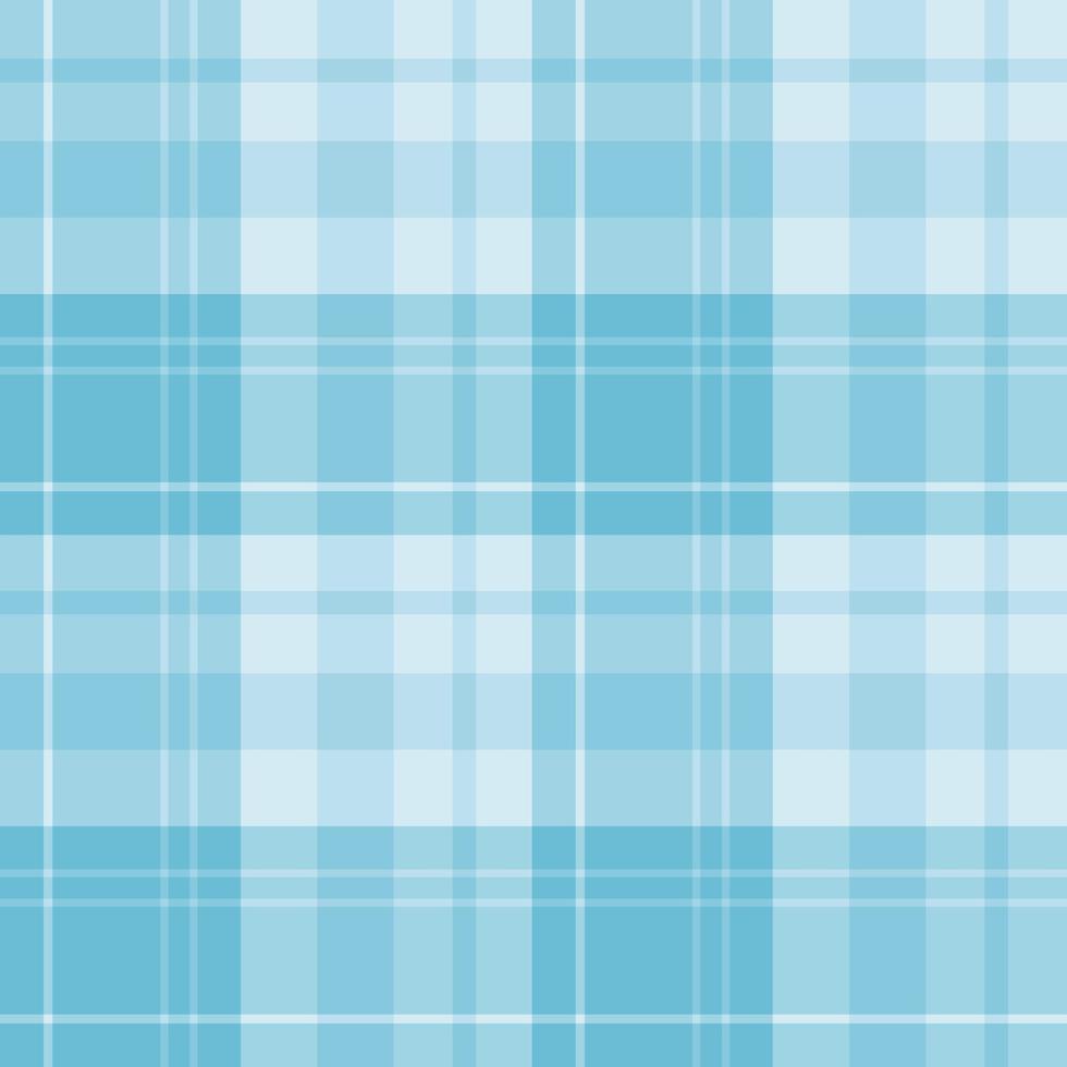 Seamless pattern in fascinating positive sky blue colors for plaid, fabric, textile, clothes, tablecloth and other things. Vector image.