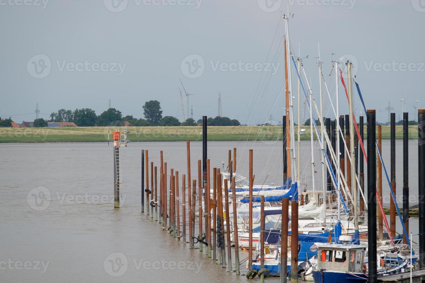 Ditzum at the river ems photo