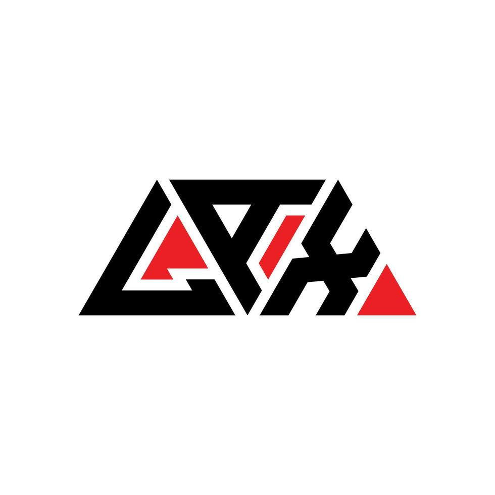 diseño de logotipo de letra de triángulo laxo con forma de triángulo. monograma de diseño de logotipo de triángulo laxo. plantilla de logotipo de vector de triángulo laxo con color rojo. logotipo triangular laxo logotipo simple, elegante y lujoso. flojo