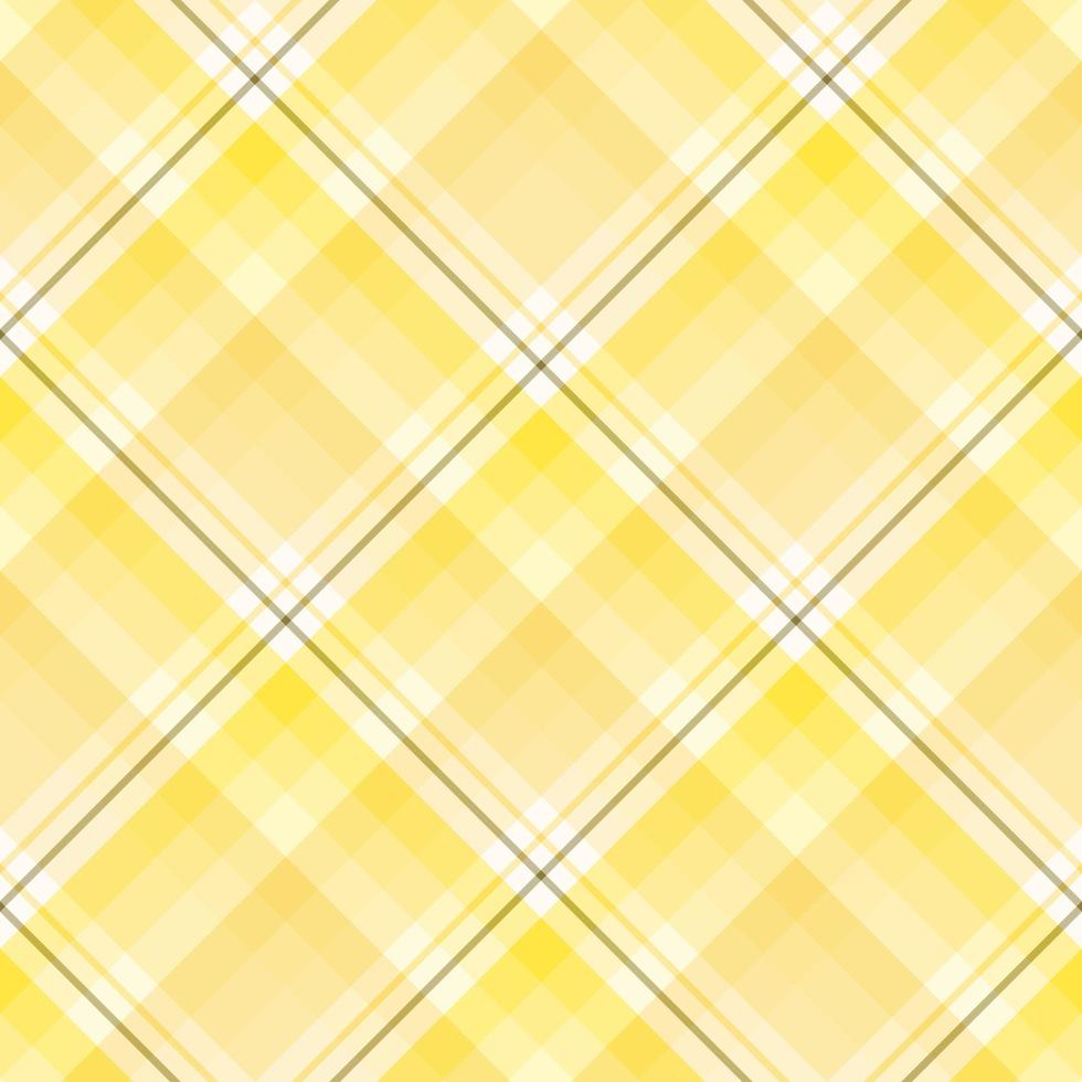 Seamless pattern in fascinating cozy yellow colors for plaid, fabric, textile, clothes, tablecloth and other things. Vector image. 2