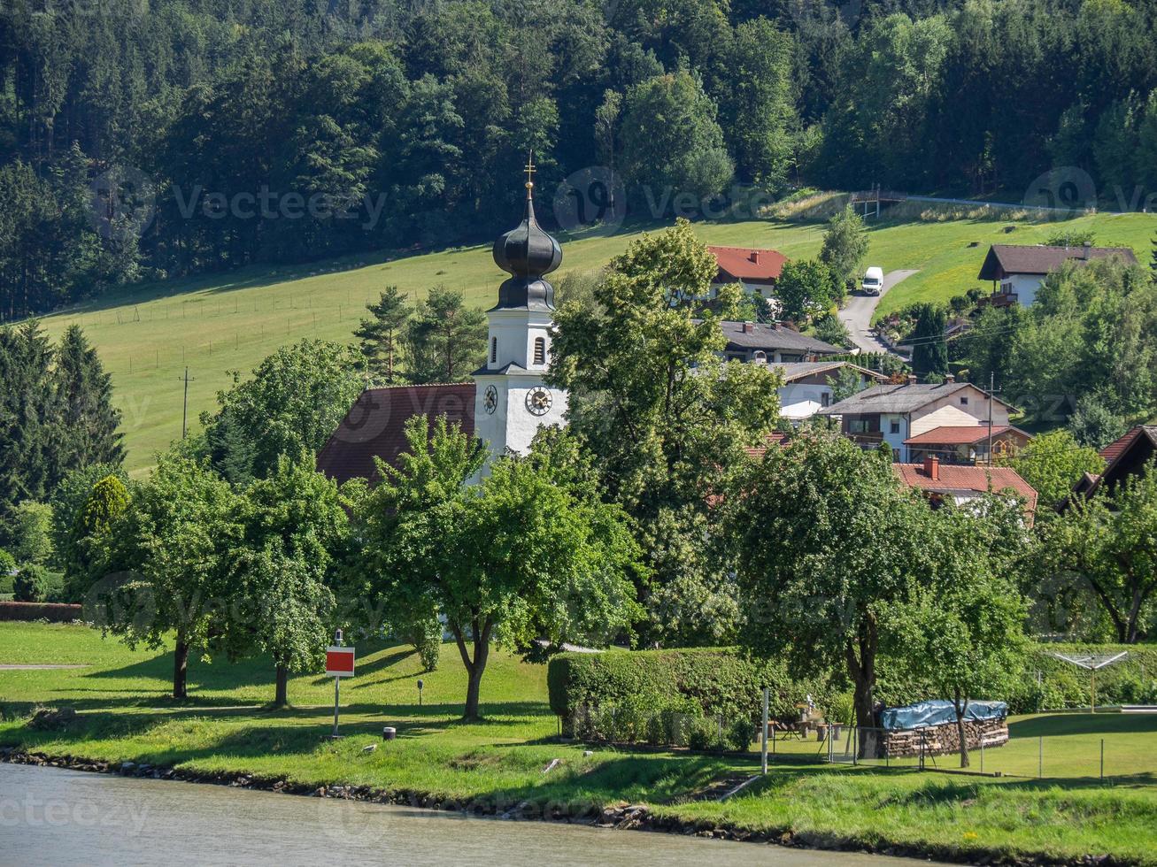 en el río danubio en austria foto