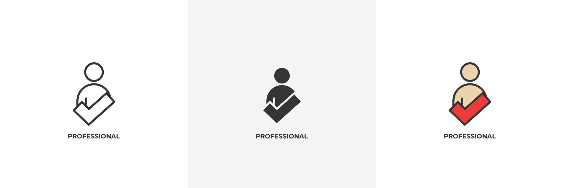 professional icon. Line, solid and filled outline colorful version, outline and filled vector sign. Idea Symbol, logo illustration. Vector graphics