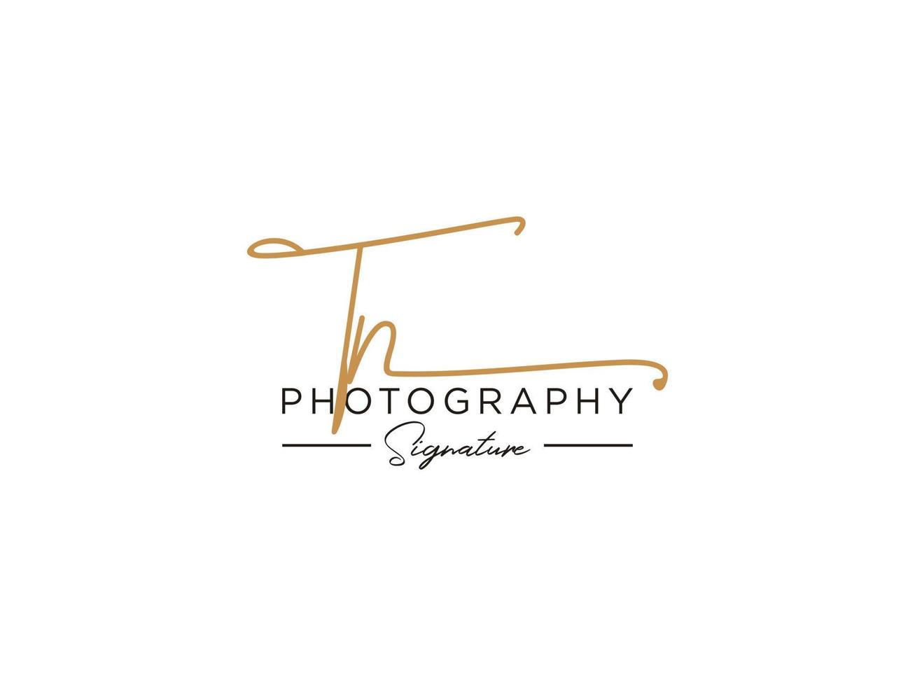 Letter TN Signature Logo Template Vector