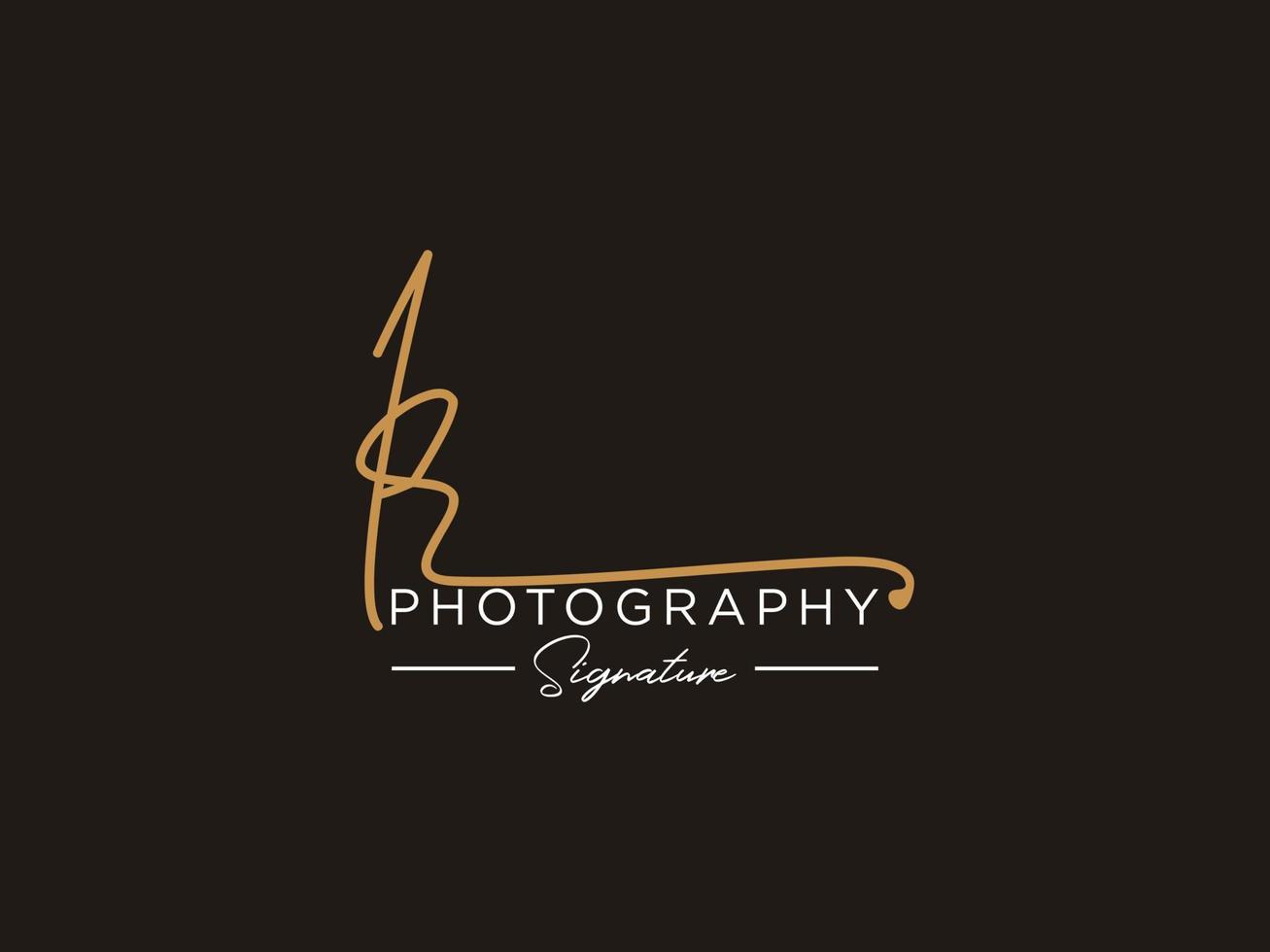 Letter IR Signature Logo Template Vector