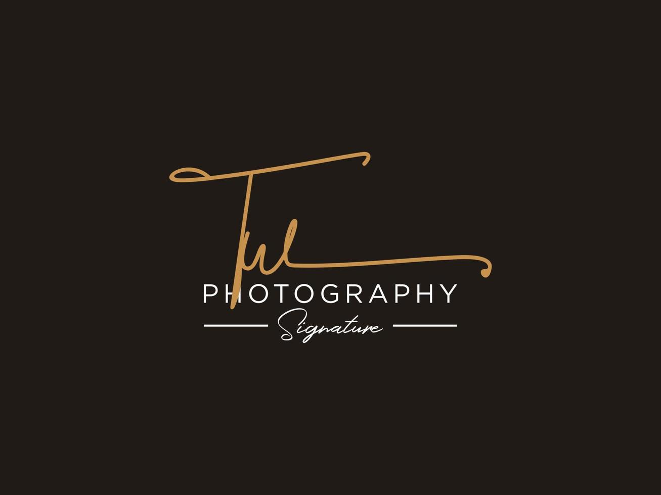 Letter TW Signature Logo Template Vector