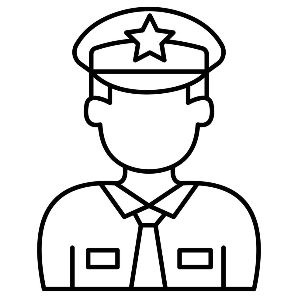 Policeman Which Can Easily Modify Or Edit vector