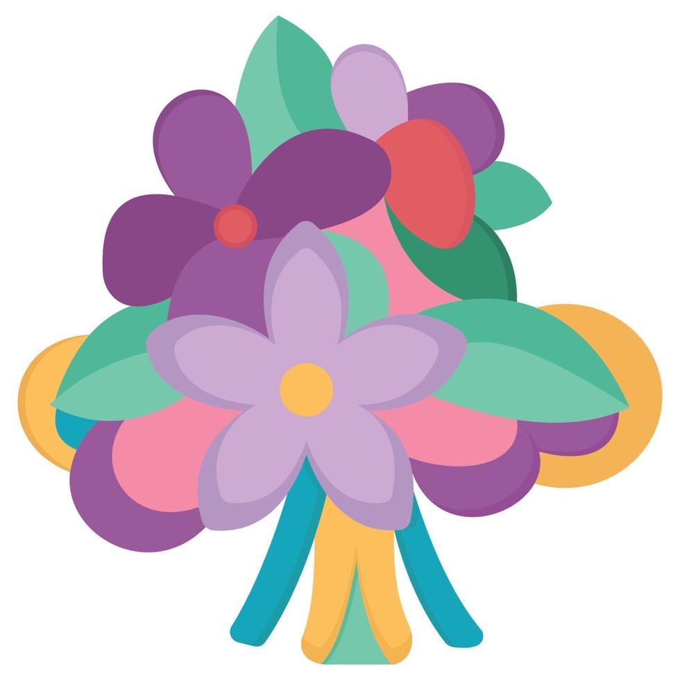 Bouquet Which Can Easily Modify Or Edit vector