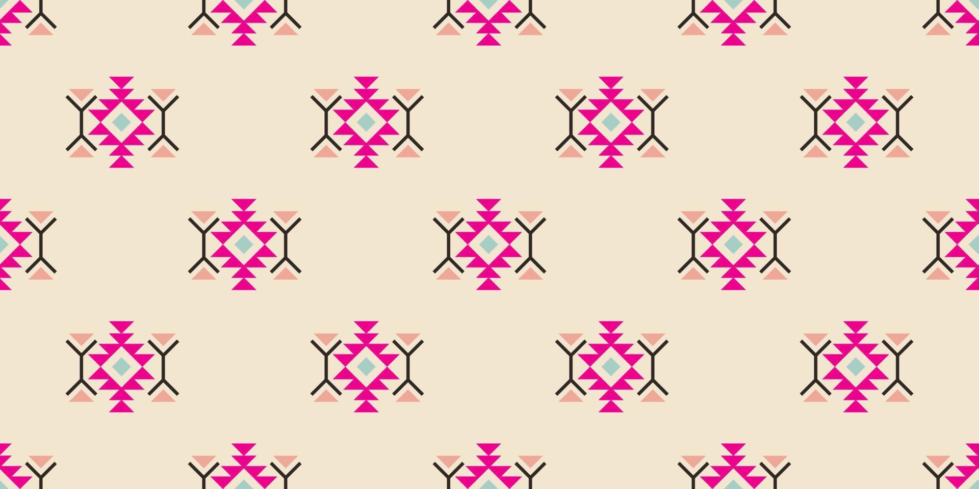 Abstract  traditional cloth style. Seamless in tribal, folk embroidery,  Tribe geometric fabric. Aztec geometric art ornament print. Design for carpet, wallpaper, clothing, wrapping, textile, tissue. vector