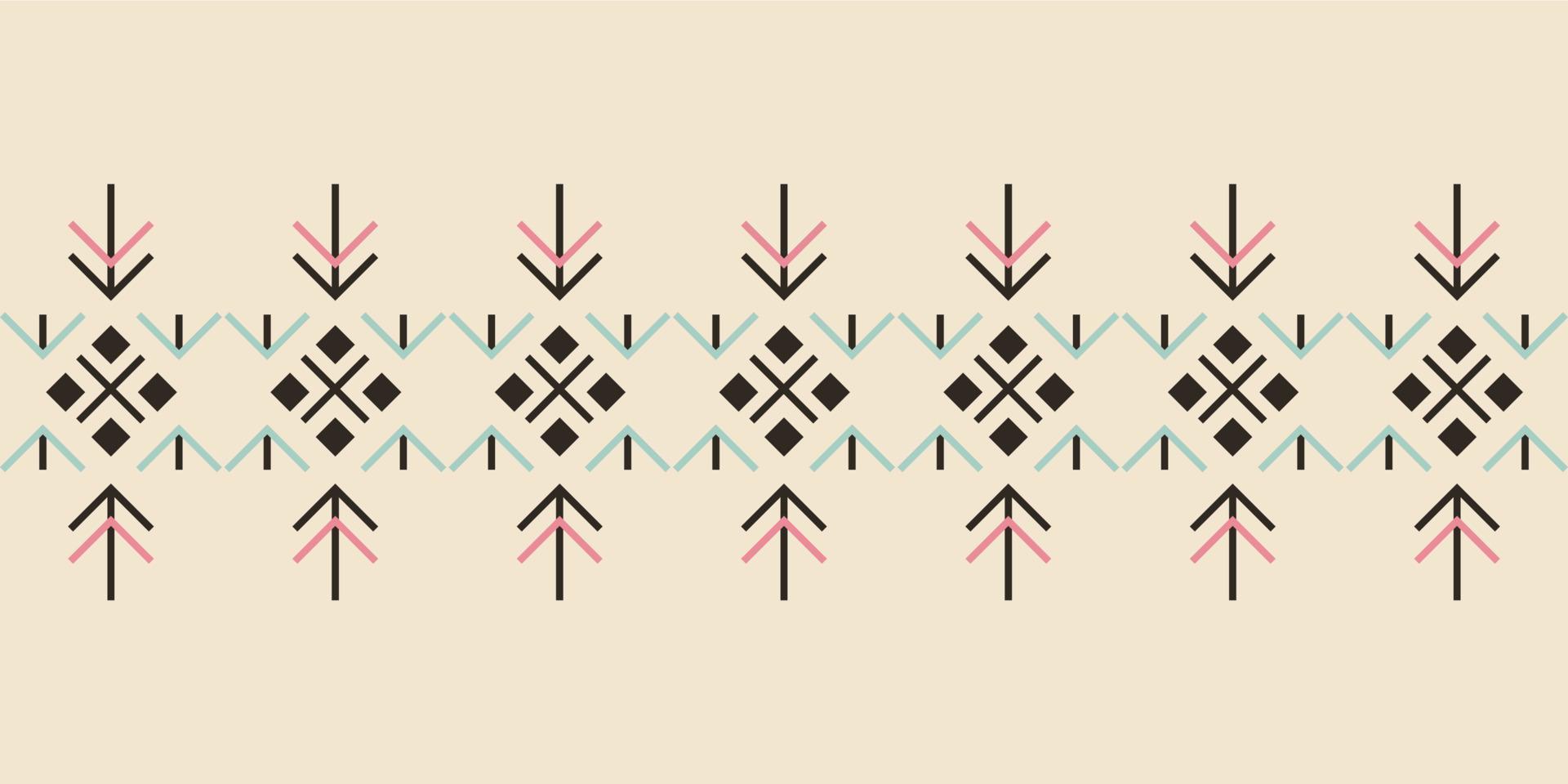 Abstract  traditional cloth style. Seamless in tribal, folk embroidery,  Tribe geometric fabric. Aztec geometric art ornament print. Design for carpet, wallpaper, clothing, wrapping, textile, tissue. vector