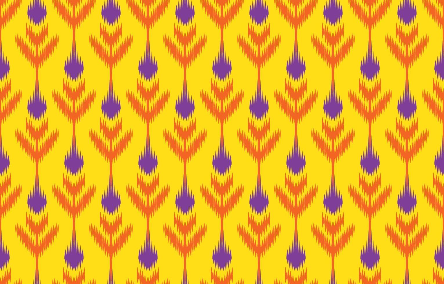 Ethnic abstract yellow. Seamless geometric pattern in tribal, folk embroidery, and Mexican style. Aztec geometric art ornament print. Design for carpet, wallpaper, clothing, wrapping, fabric, cover. vector