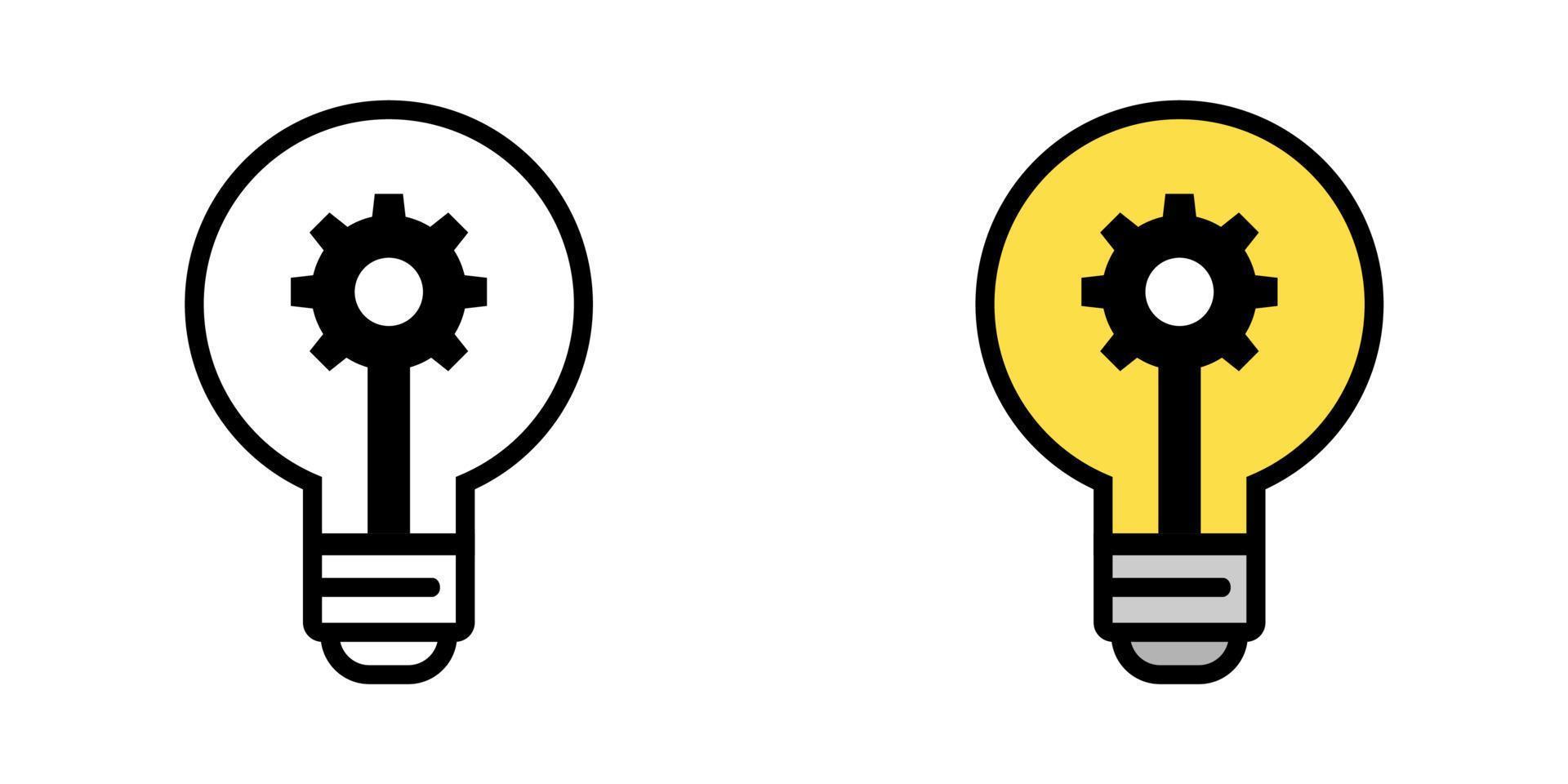 Illustration Vector Graphic of Bulb, idea, knowledge Icon