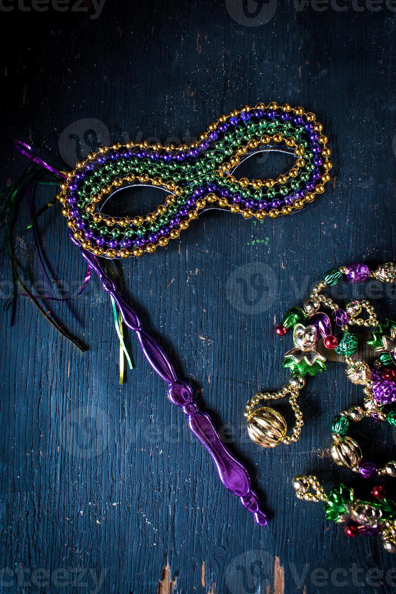 New Orleans mardi gras mask for masquerade parade 10054413 Stock Photo