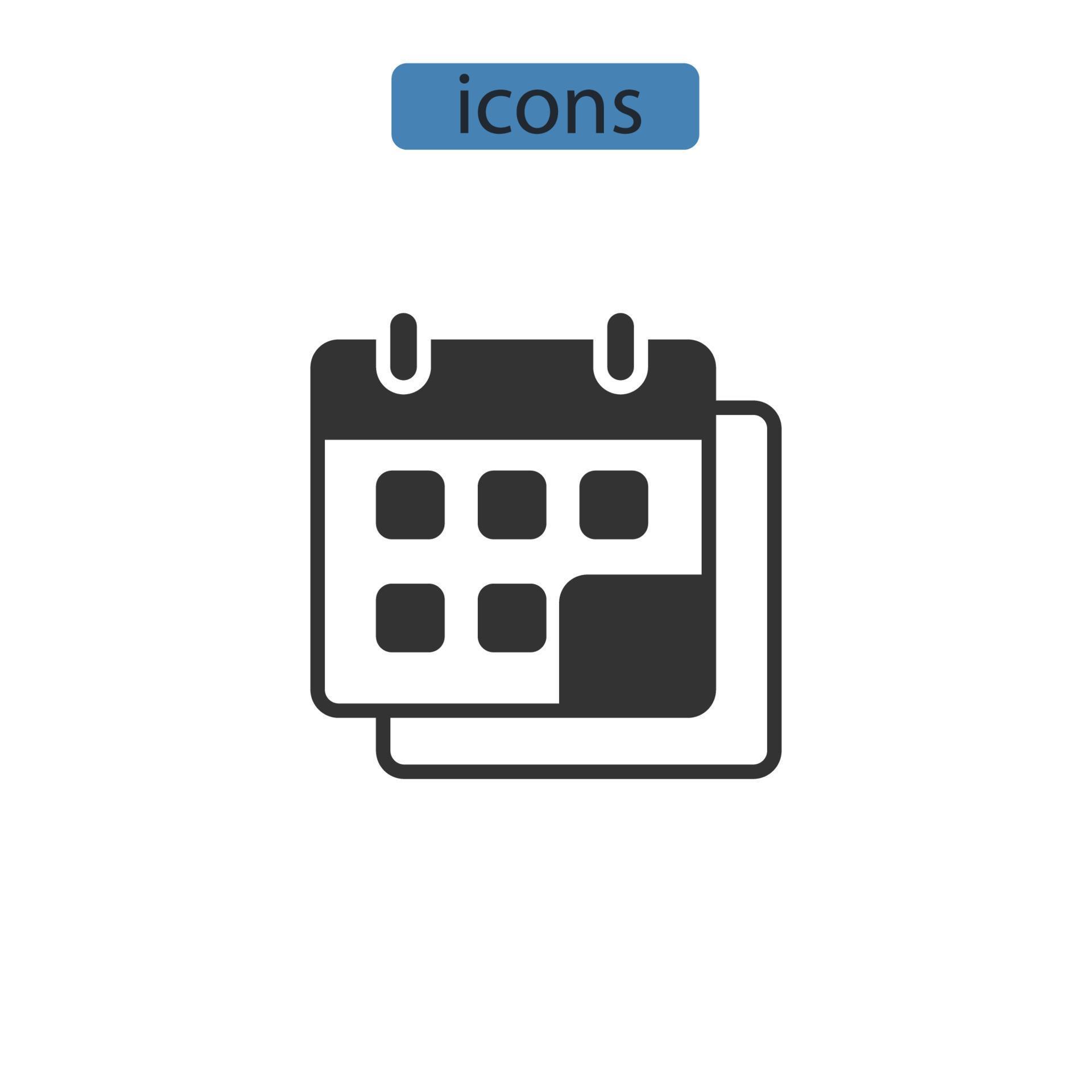 scheduling icons symbol vector elements for infographic web 10054444 ...