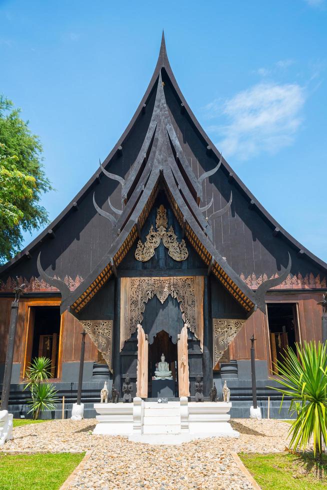 Chiangrai, Thailand - June 25 2016 - 'The Black House' in Chiang Rai, otherwise known as 'Baan Dam' in Thai, The bizarre brainchild of Thai National Artist Thawan Duchanee. photo