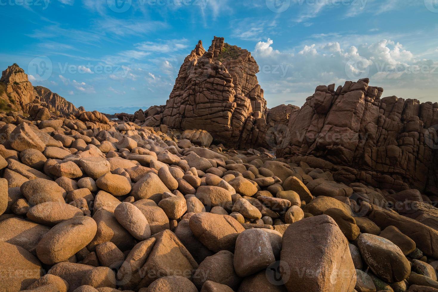 The Pinnacles rock an iconic tourist attraction place of Cape Woolamai at Philip Island, Australia. photo