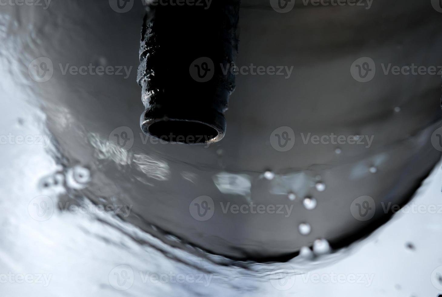 crude oil from oil well photo