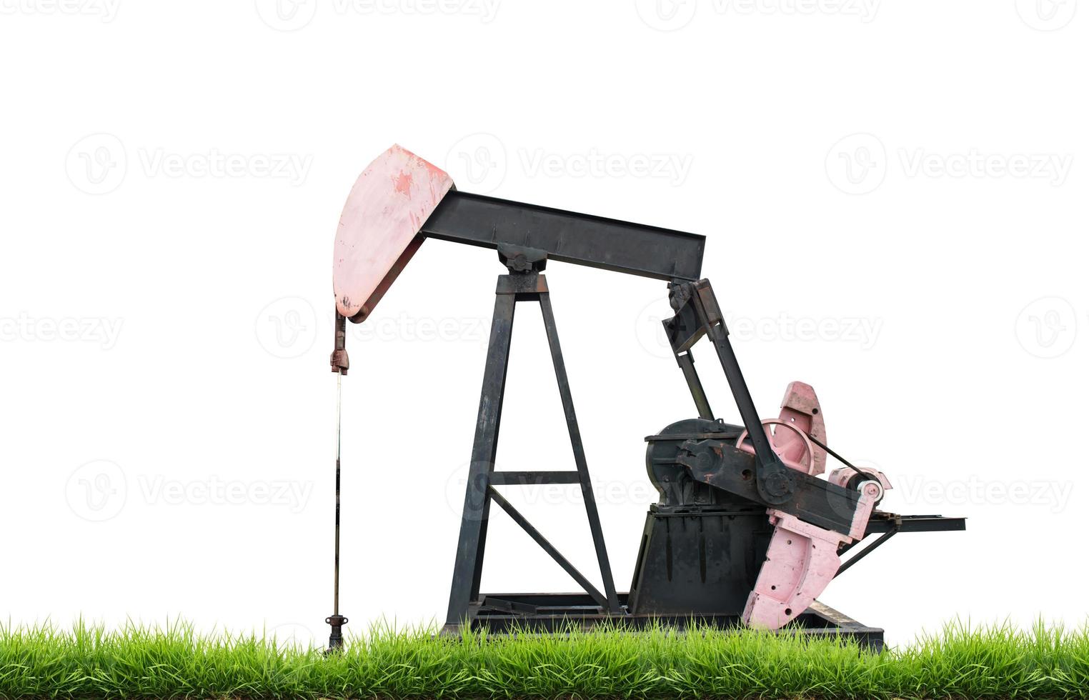 pumpjack  isolated photo