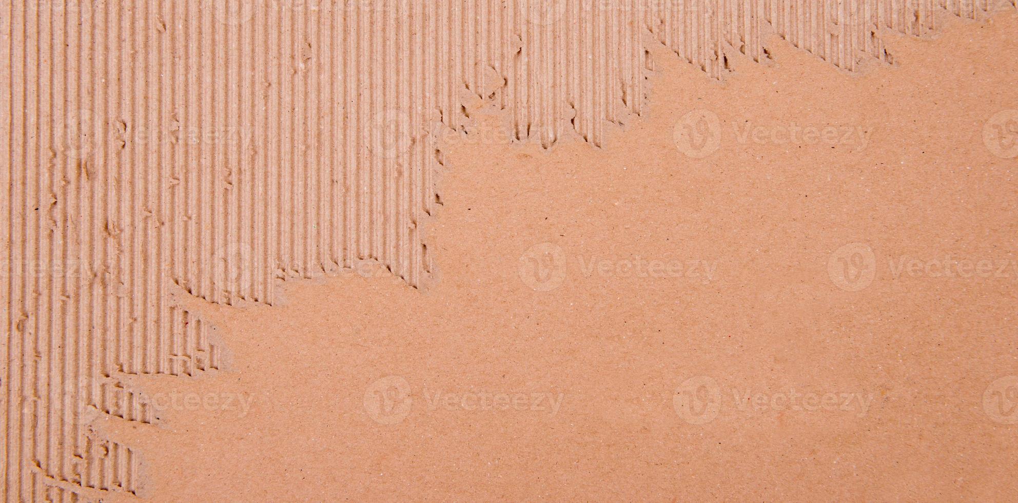 textured of brown paper box photo