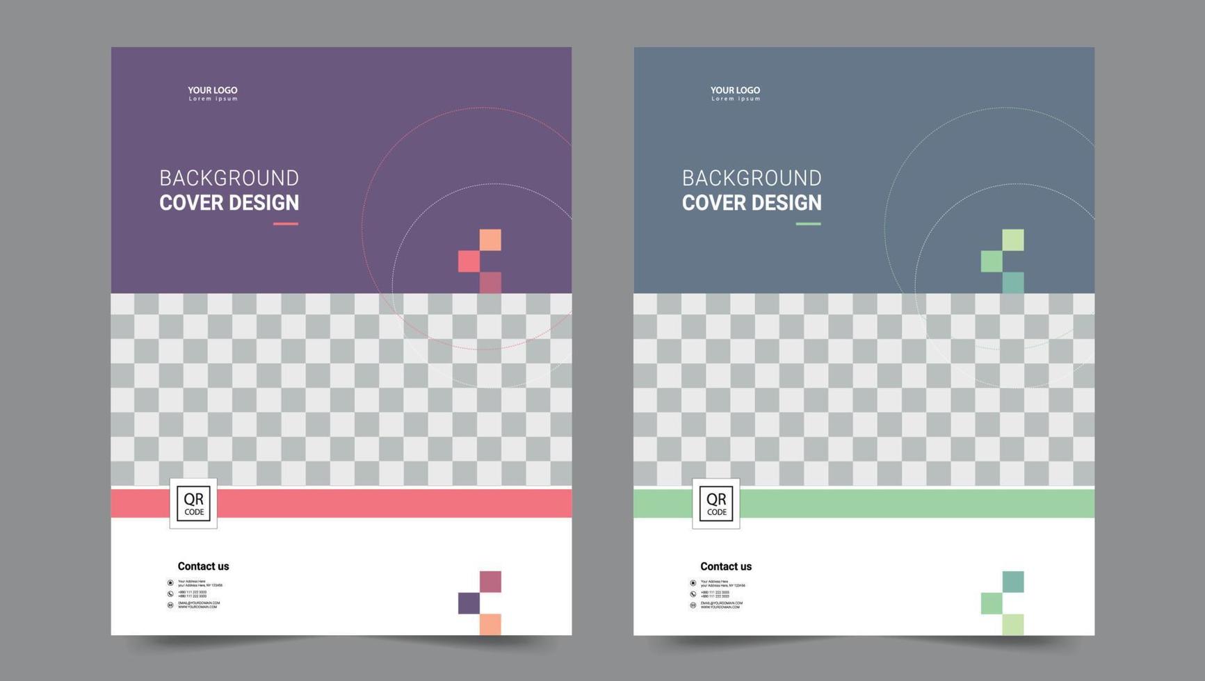 Cover design for annual report and business catalog, magazine, flyer or booklet. Brochure template layout. A4 cover vector EPS-10