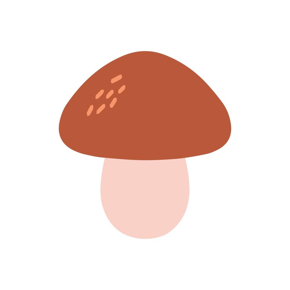 Mushroom icon set. Amanita Vector illustration isolated on white background