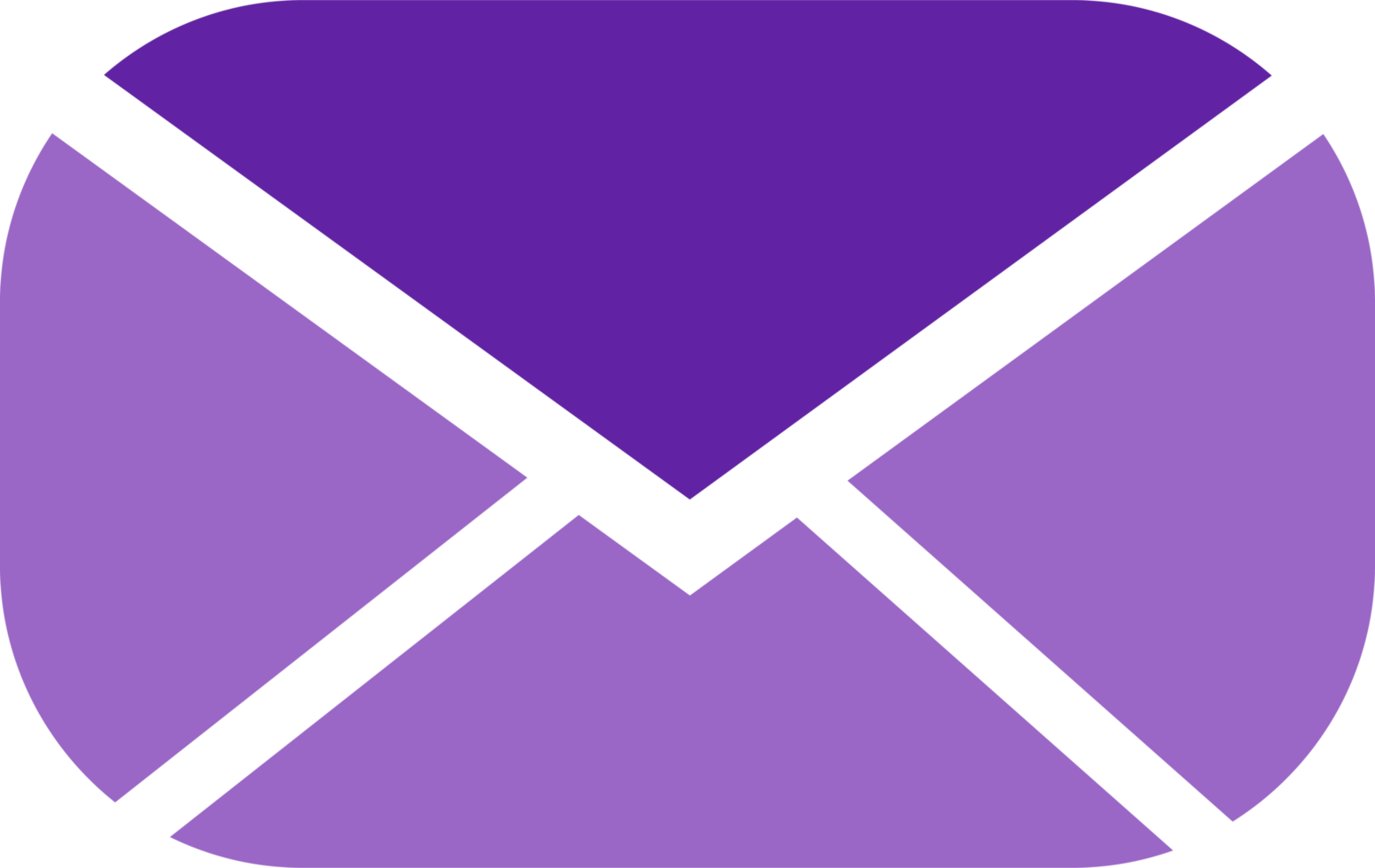 diseño de signo de icono de correo electrónico png