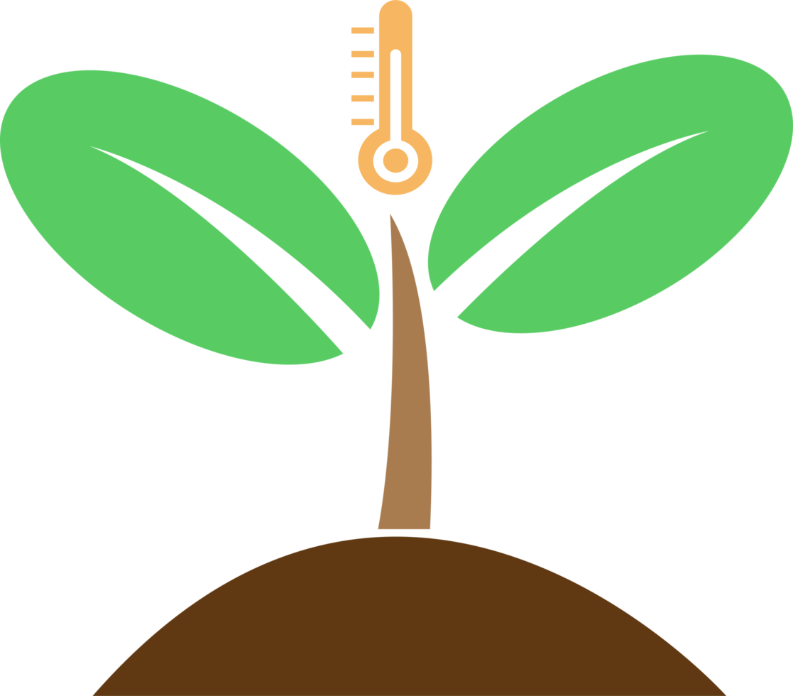 diseño de símbolo de signo de icono de planta png