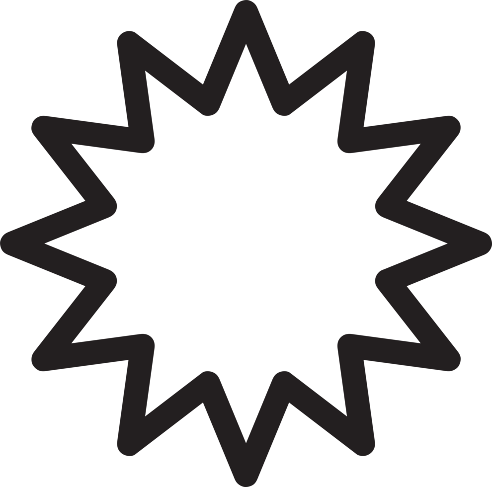 Star icon sign symbol design png
