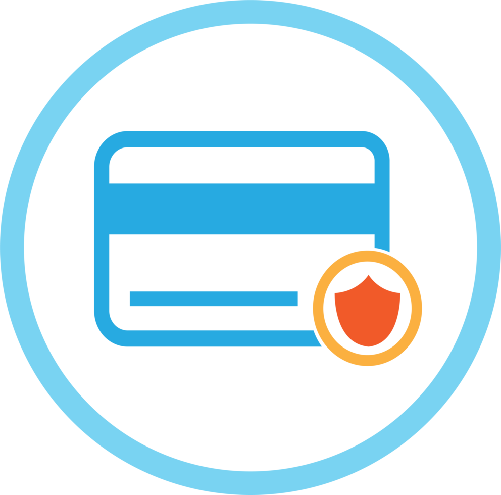 Credit card icon sign symbol design png