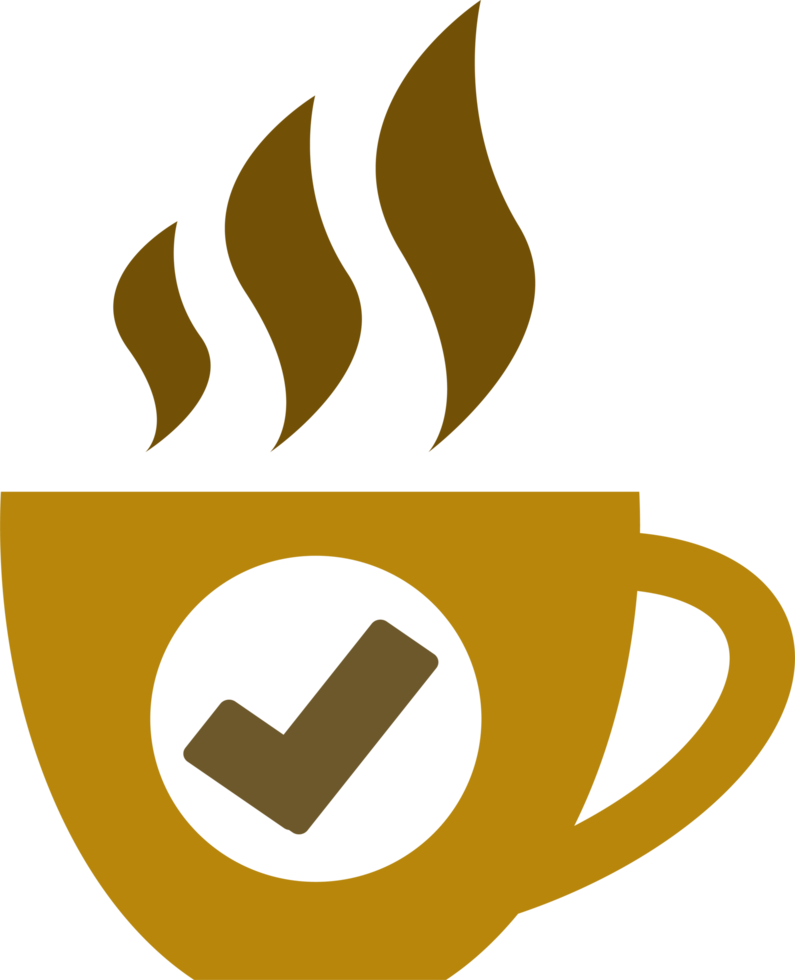 diseño de símbolo de signo de icono de café png