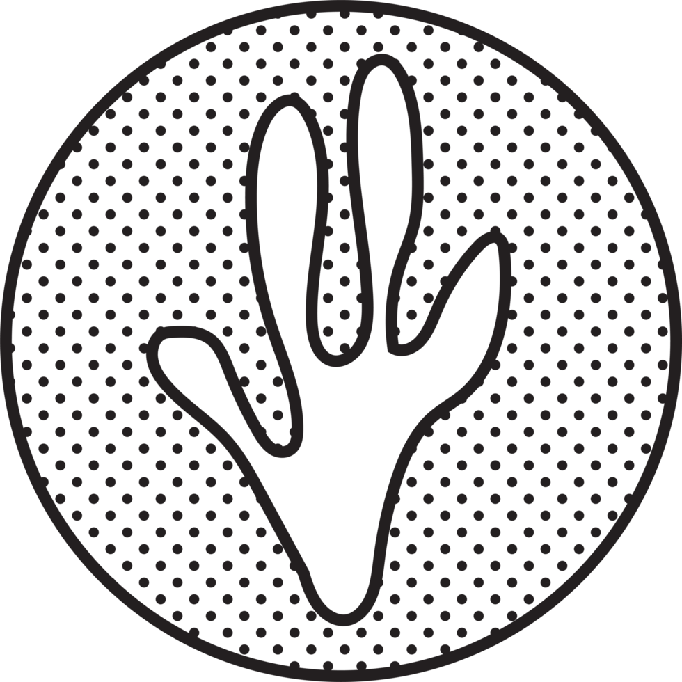 Animal footprint icon sign design png