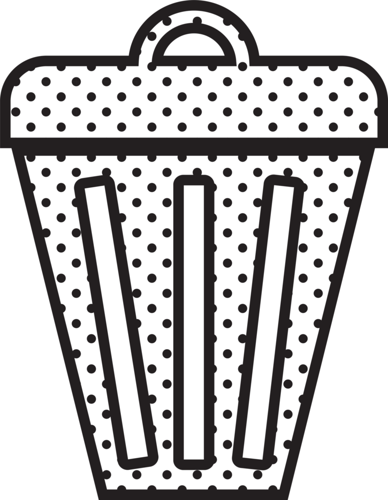 Trash can icon sign symbol design png