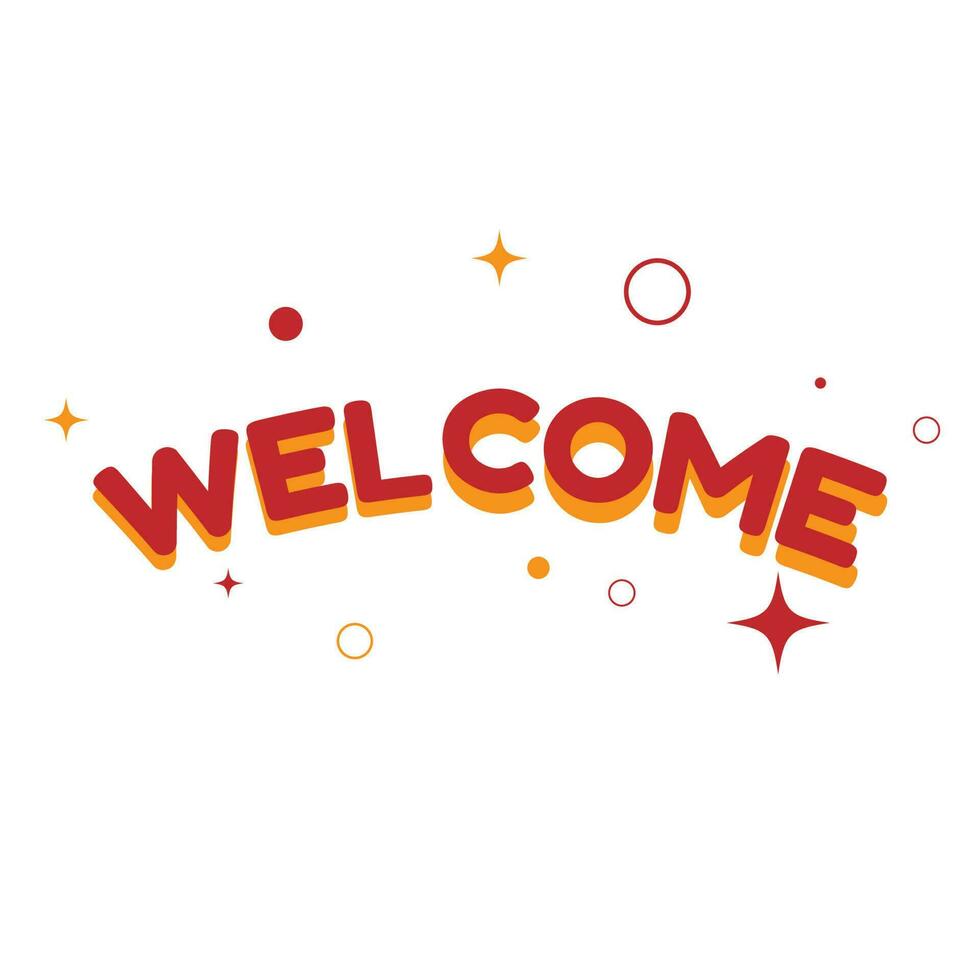 welcome sign vector illustration for banner of poster