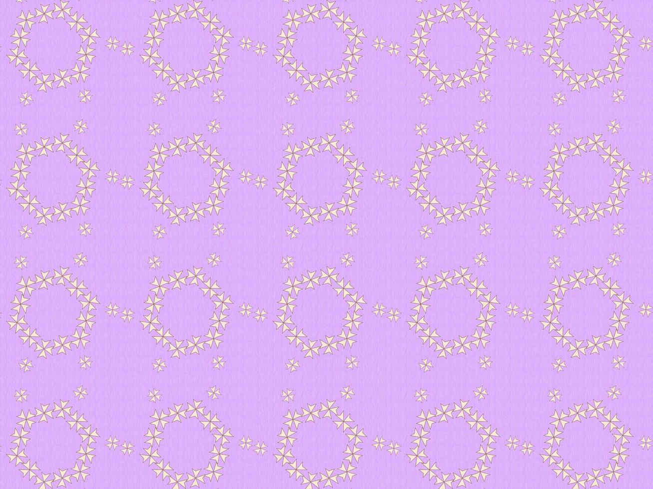 seamless pattern circle garland yellow purple background photo