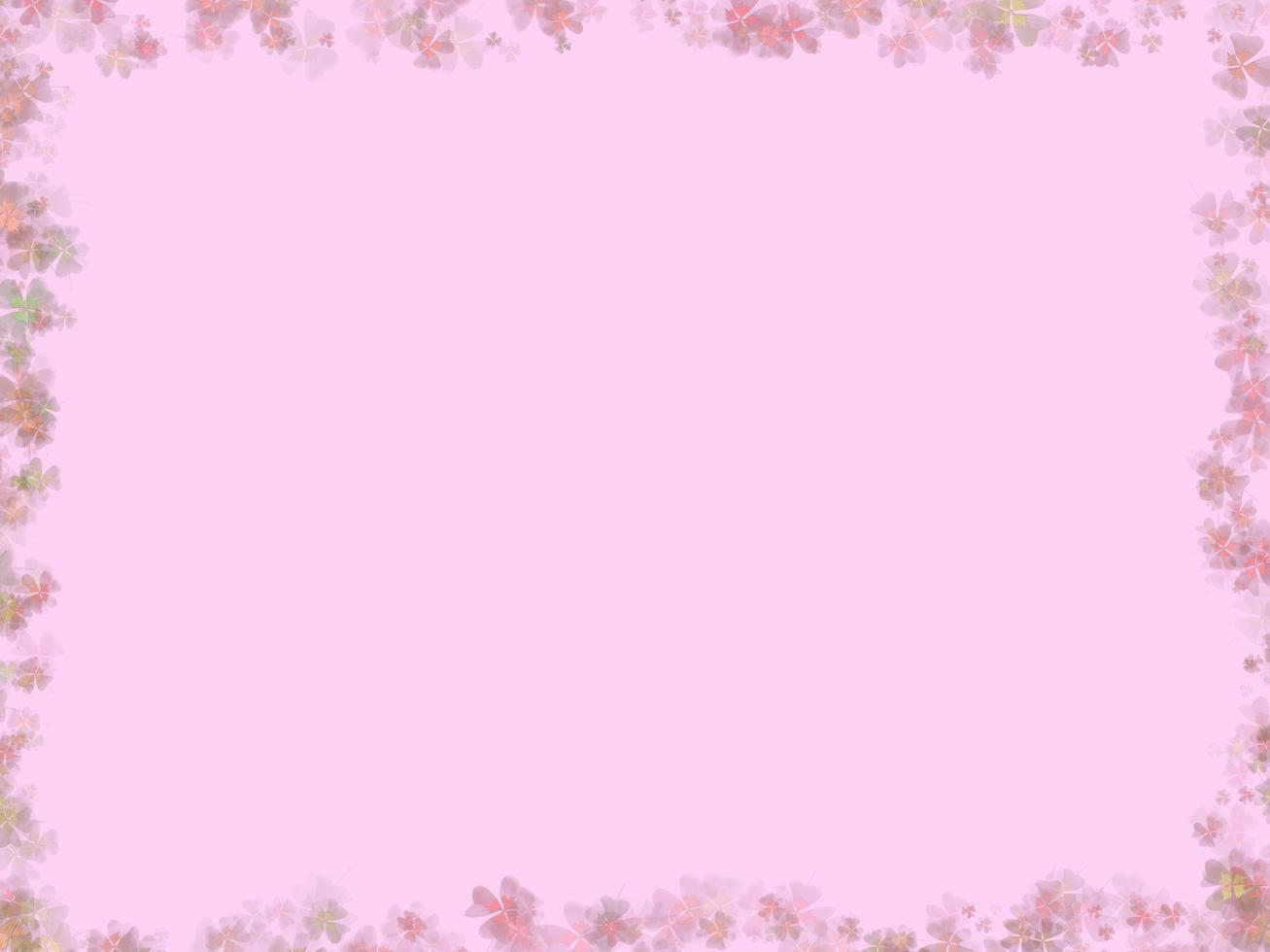 wedding invitation card pink simple simple floral square color frame copy space photo