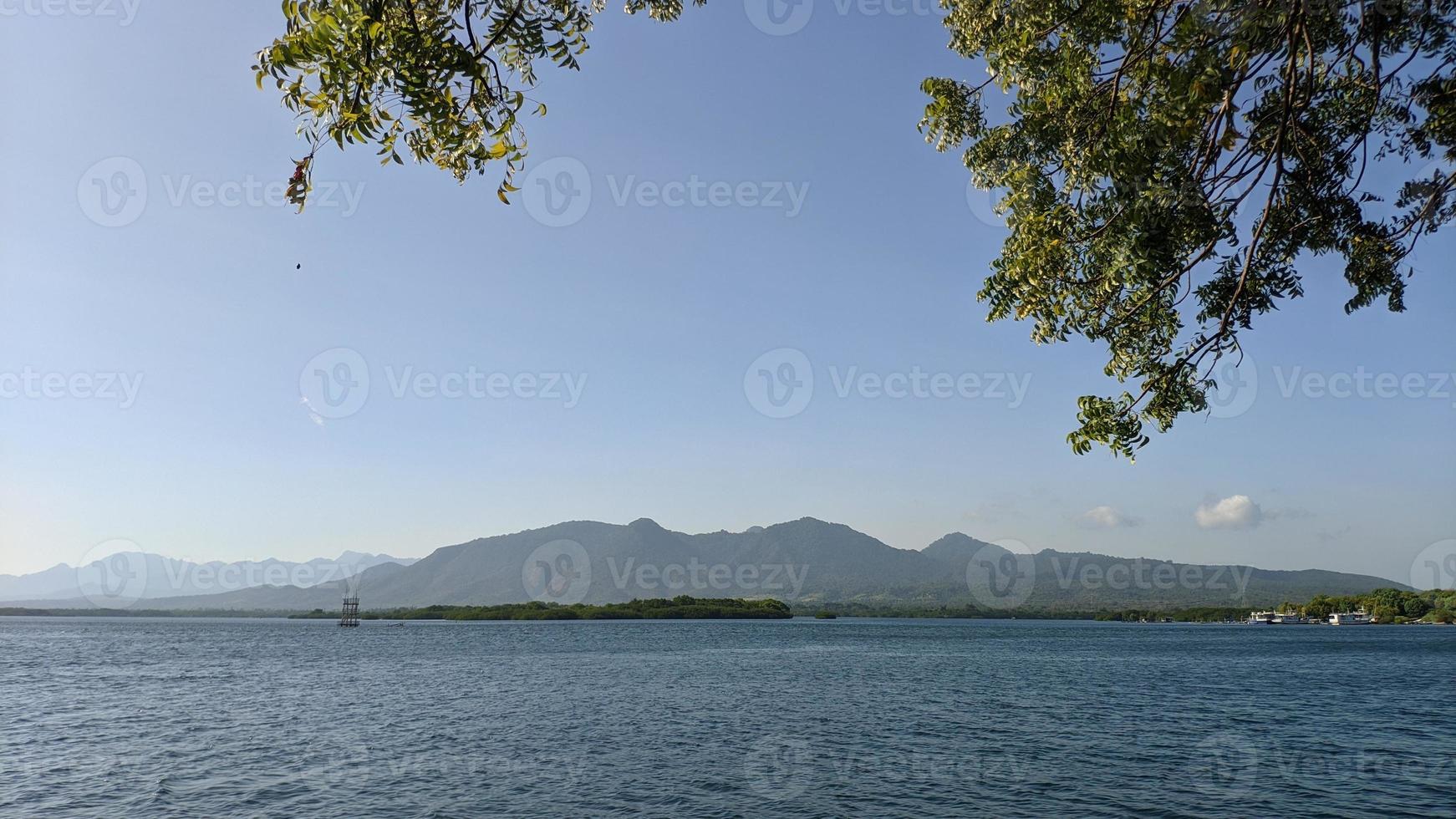 mountains and sea photo